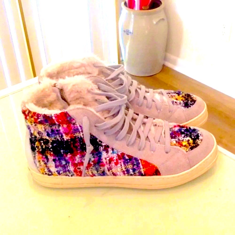 LIKE NEW The Skate Multicolor High-Top Sz 38 (8)